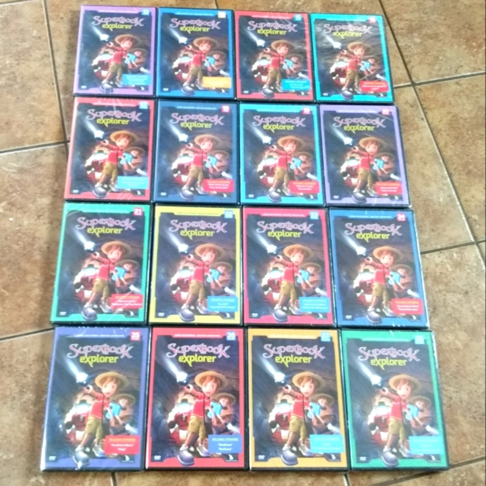 Volumes 13-28 of Superbook Explorer + 3 extra